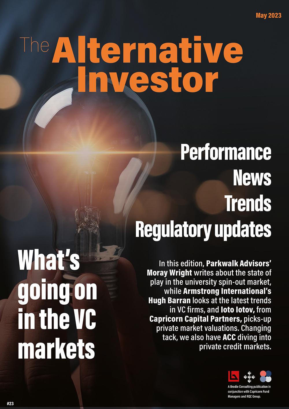 The Alternative Investor, issue 23 cover