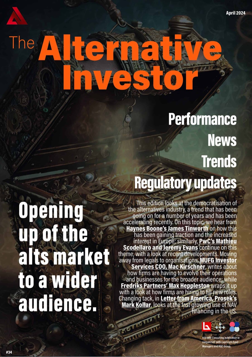 The Alternative Investor, issue 34 cover