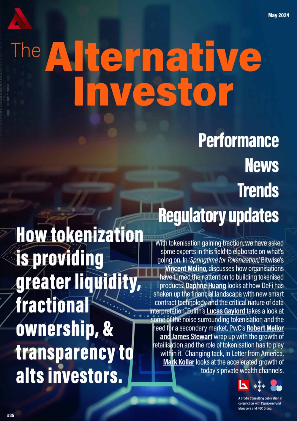 The Alternative Investor, issue 35 cover
