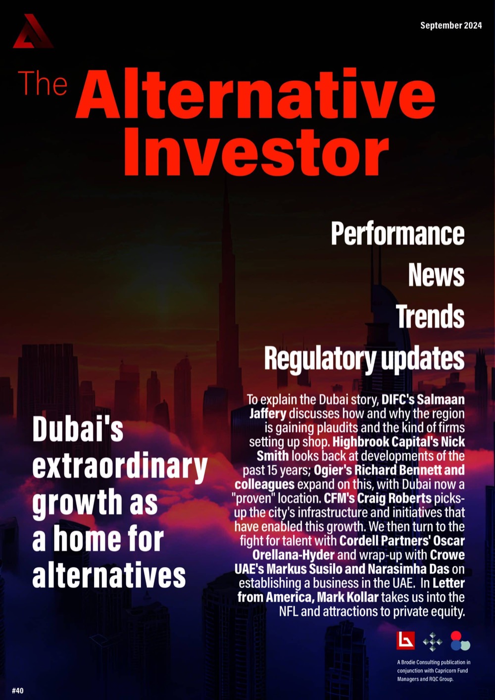 The Alternative Investor, issue 39 cover