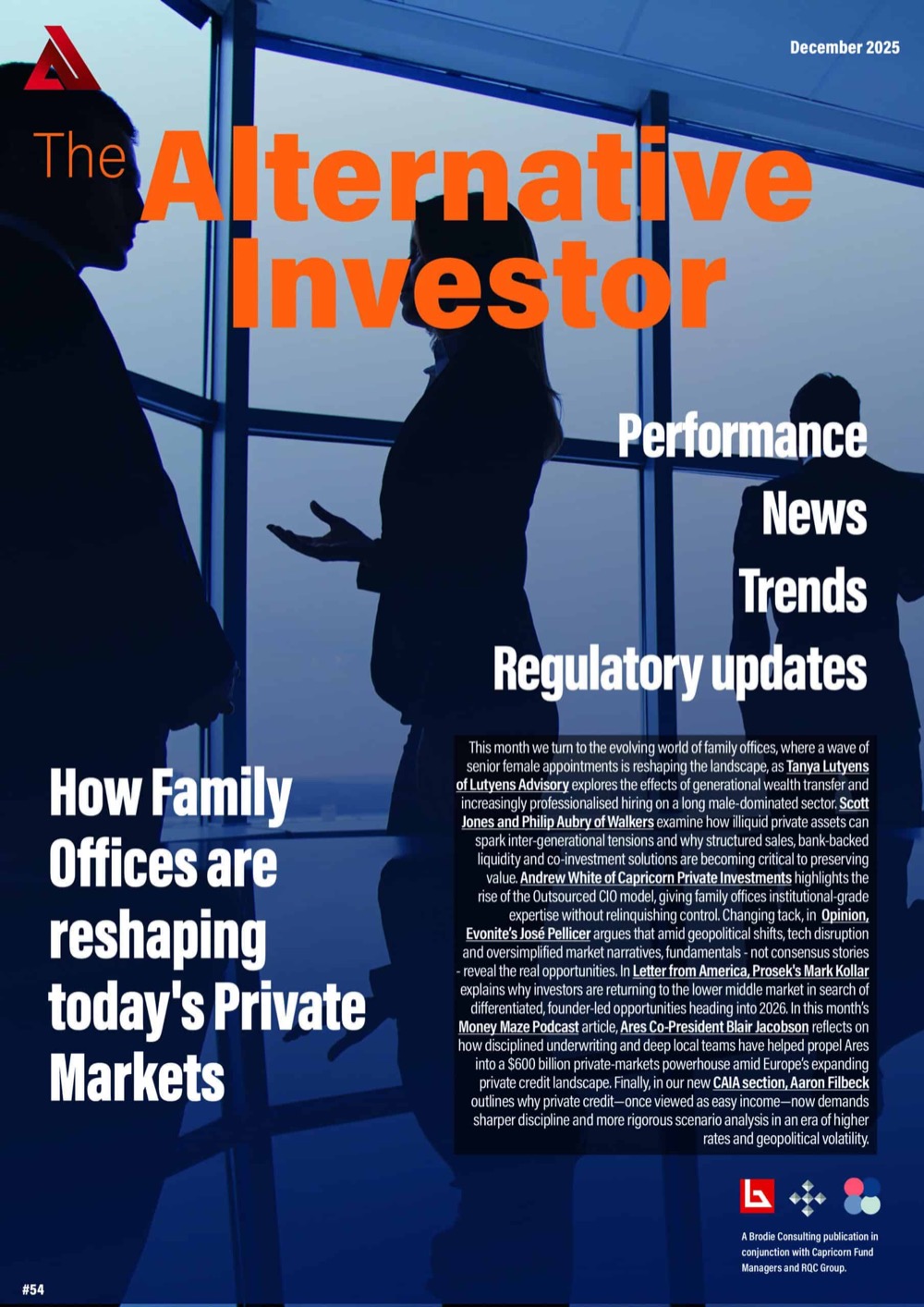 The Alternative Investor, issue 54 cover