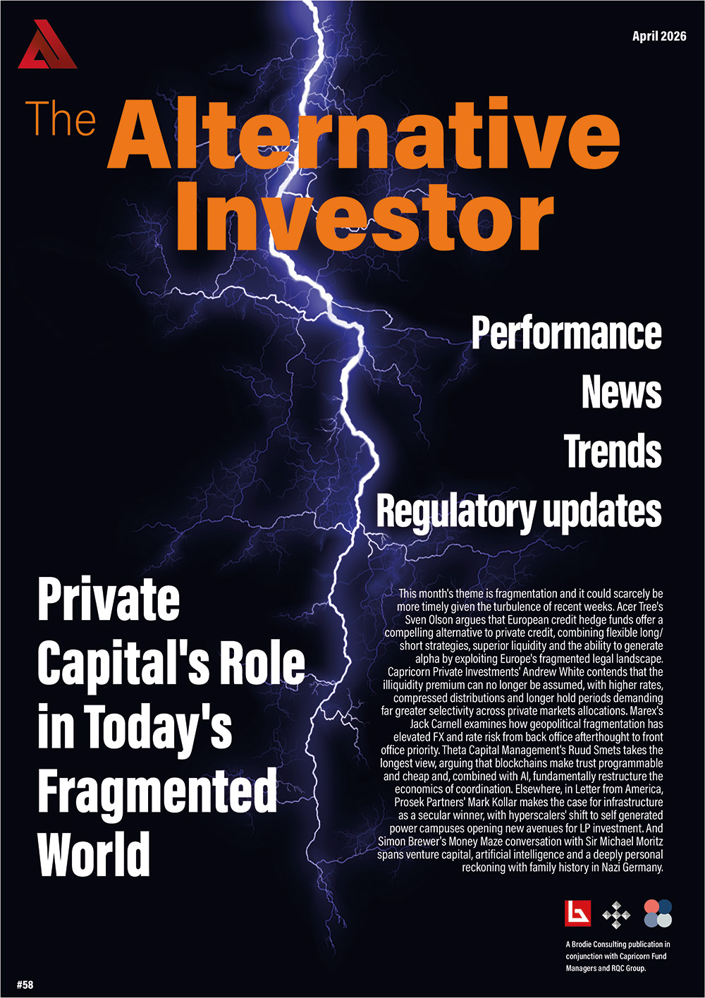 The Alternative Investor, issue 58 cover