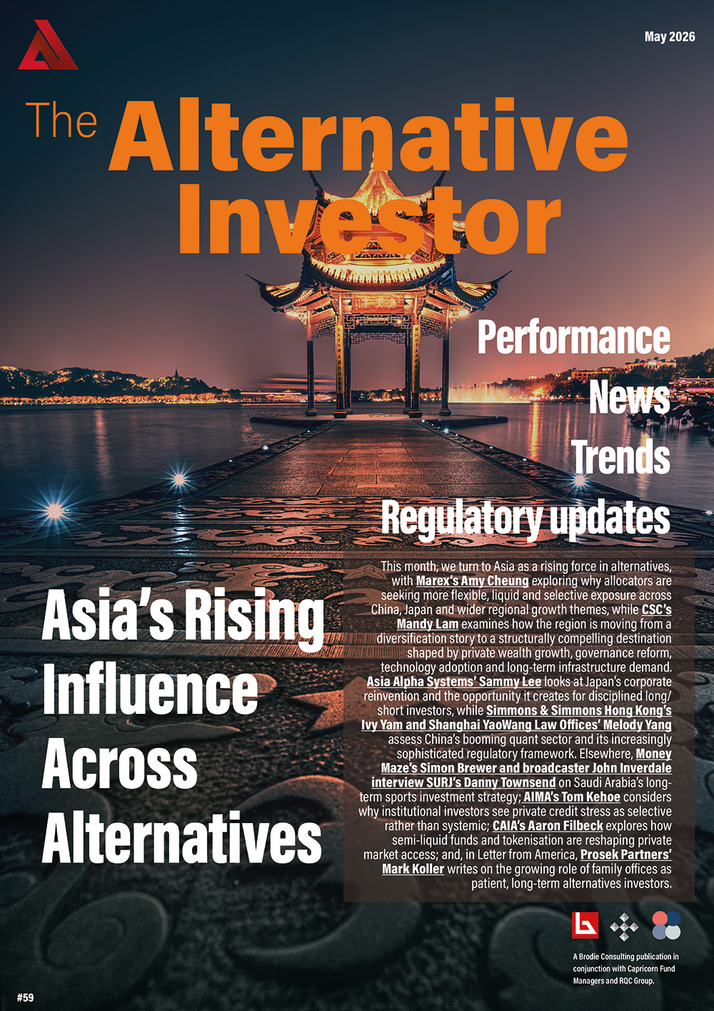 The Alternative Investor, issue 59 cover