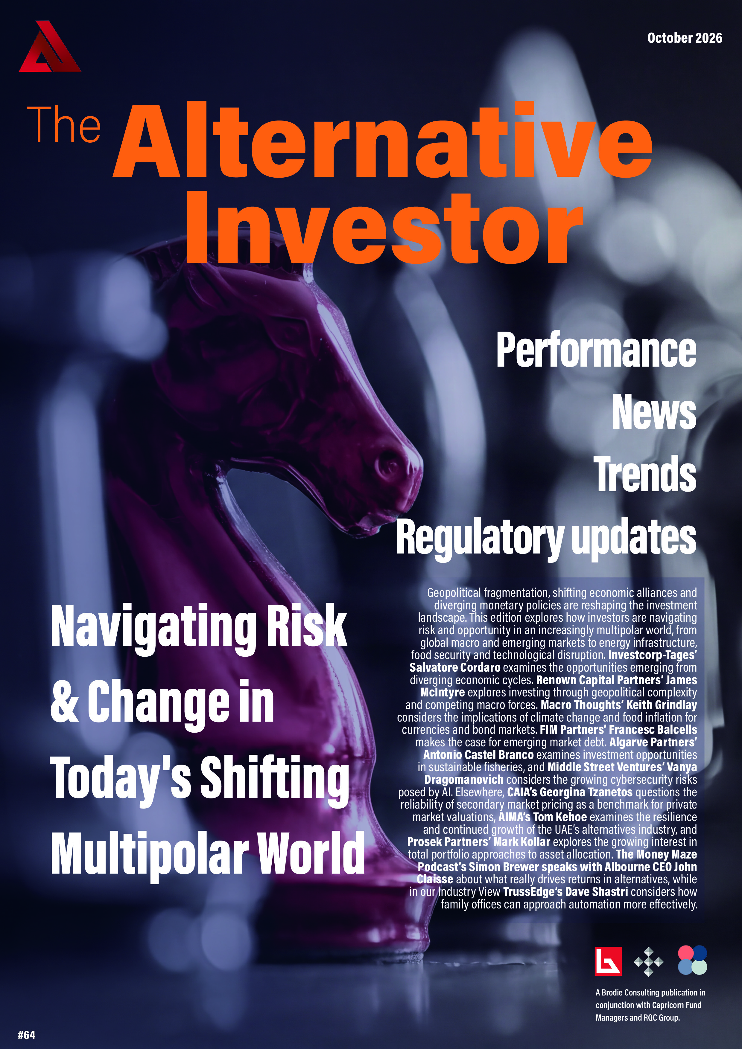 Cover of issue 64 of The Alternative Investor